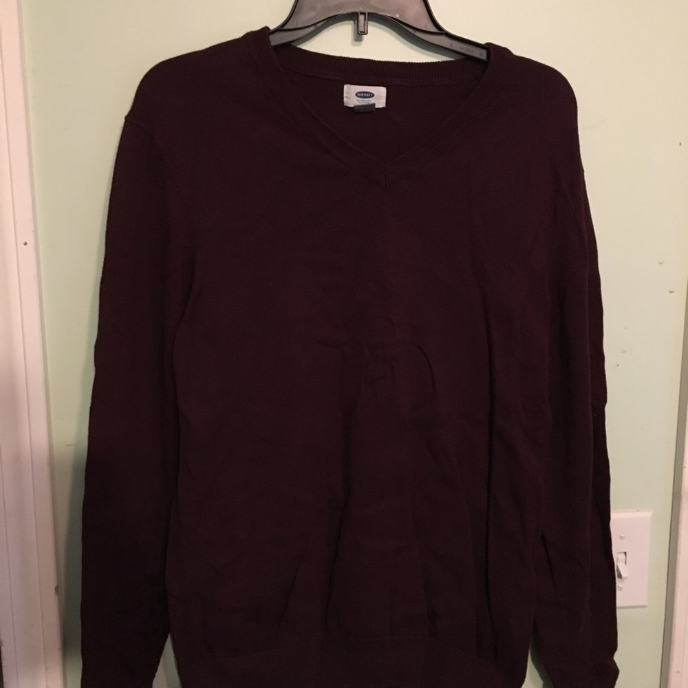 Men’s M Old Navy Sweater (Cranberry)